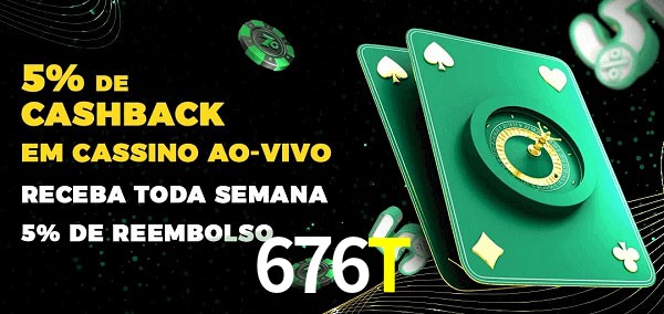 Promoções do cassino ao Vivo 676T